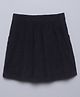 Taffykids Pockets Detailed A Line Corduroy Skirt - Black