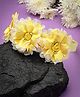 Stol'n Floral Applique Detailed Headband - Yellow