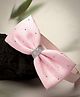 Stol'n Stone Embellished Bow Designed Headband - Pink