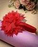 Stol'n Floral Applique Detailed Headband - Red