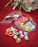 Stol'n Floral Designed Rubber Bands & Clutchers Set - Multi Colour