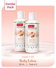 Babyhug Advanced Sensitive Peach Milk Body Lotion Extra Nourishing Formula For Sensitive Baby Skin Pack of 2 - 50 ml each