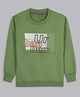 Bolly Lounge Cotton Full Sleeves Urban Text Printed Sweatshirt - Light Green
