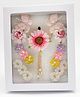 Lime By Manika Set Of 4 Floral Floral & Butterfly Designed Pearls Embellished Hair Clips - Multi Colour