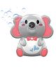 NEGOCIO The Elephant Colorful Bubble Machine Outdoor Toy Water Spray Gun Kid Water Gun Toy Game With 2 Bottle Bubble- PACK OF 1- COLOR MAY VARY
