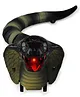 NEGOCIO Remote Control Cobra Snake Toy - Life Like with Moving Tale, Sound and Light- PACK OF 1- COLOR MAY VARY