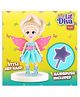 Lil Diva Dolls Pixie Fairy Jade Light Blue - Height 15 cm