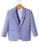 Rikidoos Full Sleeves Solid Blazer - Light Blue