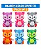 Fiddlerz Wind- Up Squirrel Toy for Kids Clockwise Turn Key Vehicle Crawling Toys Interactive Play for Boys and Girls- (Pack of 1)