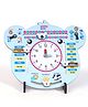 Happy Bear 7in1 Multifunctional Wooden Calendar Clock for Kids Educational Learning Clock Toy for Toddlers Boys and Girls Preschool Learning Tool Kids Teaching Clocks (Multicolor)