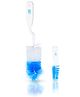 Happy Bear Cleaning Brush | Bottle and Nipple Cleaning Brush | Rotating Handle | Baby Feeding Bottle Cleaning Brush | Baby Bottle Cleaning Brush (Blue)