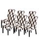 AAZEEM Dining Room Chair Covers Stretch Parsons Chair Slipcovers for Dining Room Chair |Elastic Chair Cover |Stretchable Dining Chair Cover |Removable |Washable|Set of 6|