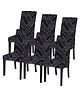AAZEEM Dining Room Chair Covers Stretch Parsons Chair Slipcovers for Dining Room Chair Elastic Chair Cover Stretchable Dining Chair Cover Removable Washable Set of 6