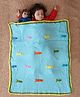 Woonie Machine Made Fishes in the Sea Blanket - Blue