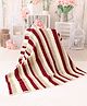 Woonie Striped Blanket - Maroon