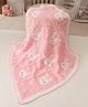 Woonie Handmade Bunny Crib Blanket - Pink