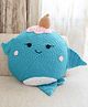 Woonie Handmade Dolphin Cuddle Cushion - Blue