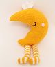 Woonie Handmade Sleeping Moon Cuddle Cushion - Orange