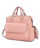 Winnies Diaper Bag Multifunctional Maternity Bag Stylish Baby Travel Bag, tote bag-Pink