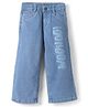 Under Fourteen Only Typography Printed Jeans - Blue