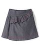 Under Fourteen Embroidered Frill Detailed Skirt - Grey