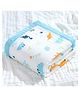 Baby Muslin Organic Cotton Super Soft Absorbent Muslin 6 Layer Blanket - DINOSAUR