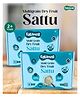 Eatamins Sattu with Multi Grain Dry Fruits for 2 Years & Above | Enriched with Multivitamins, Multi Grains & Multimineral | No Preservatives & No Maida|Pack of 2 - 250 g Each
