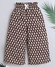 The Magic Wand Rayon Ikat Printed Palazzo - Brown