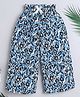 The Magic Wand Rayon Abstract Printed Palazzo - Black