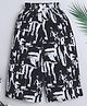 The Magic Wand Rayon Abstract Printed Palazzo - Black