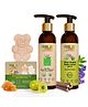 Herby Angel Tip to Toe Tenderness Combo with Bathing Bar, Ultra Gentle Baby Shampoo, & Face & Body Lotion for Babies