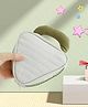House of Quirk Makeup Organizer Travel Cosmetics Toiletry Bag Macaroon-Colored with Handle (Grey)