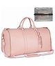 House of Quirk Garment Bags for Travel, Convertible Carry on Garment Bag Large Duffle Bags for Women, 2 in 1 Hanging Suitcase Suit Water Resistant Duffel Travel Bags with Shoe Pouch -Pink