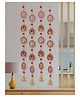 RR Crafts Handmade Lotus Wall and Door Hanging - Home Decor | Pooja Decor | Diwali Decor | Wedding and All Festival Decor | Temple Decoration,Wall Decoration (36 Inches Height - Pack of 4)