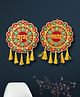 RR Crafts Subh Labh Hanging for Home Decor,Office Decor|Diwali Decoration Item Rajasthani Style,Thoran for Decoration| for Home Decor| Bandhanwar for Main Door,Size 6x8 Inch