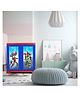 CELLO Kidzbee Mini Marvel Avenger Series, Themed Design- Mighty Heroes Design, Cabinet PP Plastic Material, Dream Word & Space-Saving Compact Size, Ideal for Kids Design 1- Red & Blue