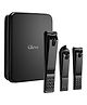 Gleva Nail Cutter Set, Stainless Steel Nail Clippers Fingernail Trimming, Large, Medium and Oblique Clippers (Set of 3)