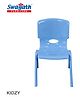 Swagath furniture Comfortable Kids Plastic Chair With Armrest (Finish color- Blue, Pre-assembled )