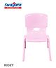 Swagath furniture Comfortable Kids Plastic Chair With Armrest (Finish color- Pink, Pre-assembled )