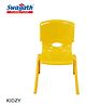 Swagath furniture Comfortable Kids Plastic Chair With Armrest (Finish color- Yellow, Pre-assembled )