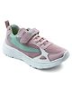 LIBERTY Abstract Designed Side Taped Running Shoes - Peach