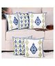STITCHNEST Green Both Sided Printed Polycotton Cover Set of 5