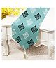STITCHNEST Light Blue Motifs Polycotton Table Runners With Tassel