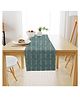 STITCHNEST Carolina Blue Abstract Polycotton Table Runners