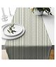 STITCHNEST Grey Stripes Polycotton Table Runners