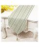 STITCHNEST Grey Stripes Polycotton Table Runners With Tassel