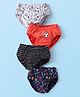 Bodycare Cotton Knit Striped & Football Printed Briefs Pack of 4 - Navy Blue White & Red