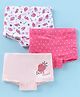 Bodycare Cotton Knit Hipster with Polka Dot & Strawberry Print Pack of 3 - White & Pink