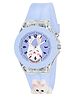 KIDSUN Rebbit Applique Detailed Seven Light Analogue Watch With Redium Strap - Purple