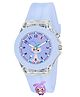 KIDSUN Animal Applique Detailed Seven Light Analogue Watch With Redium Strap - Purple